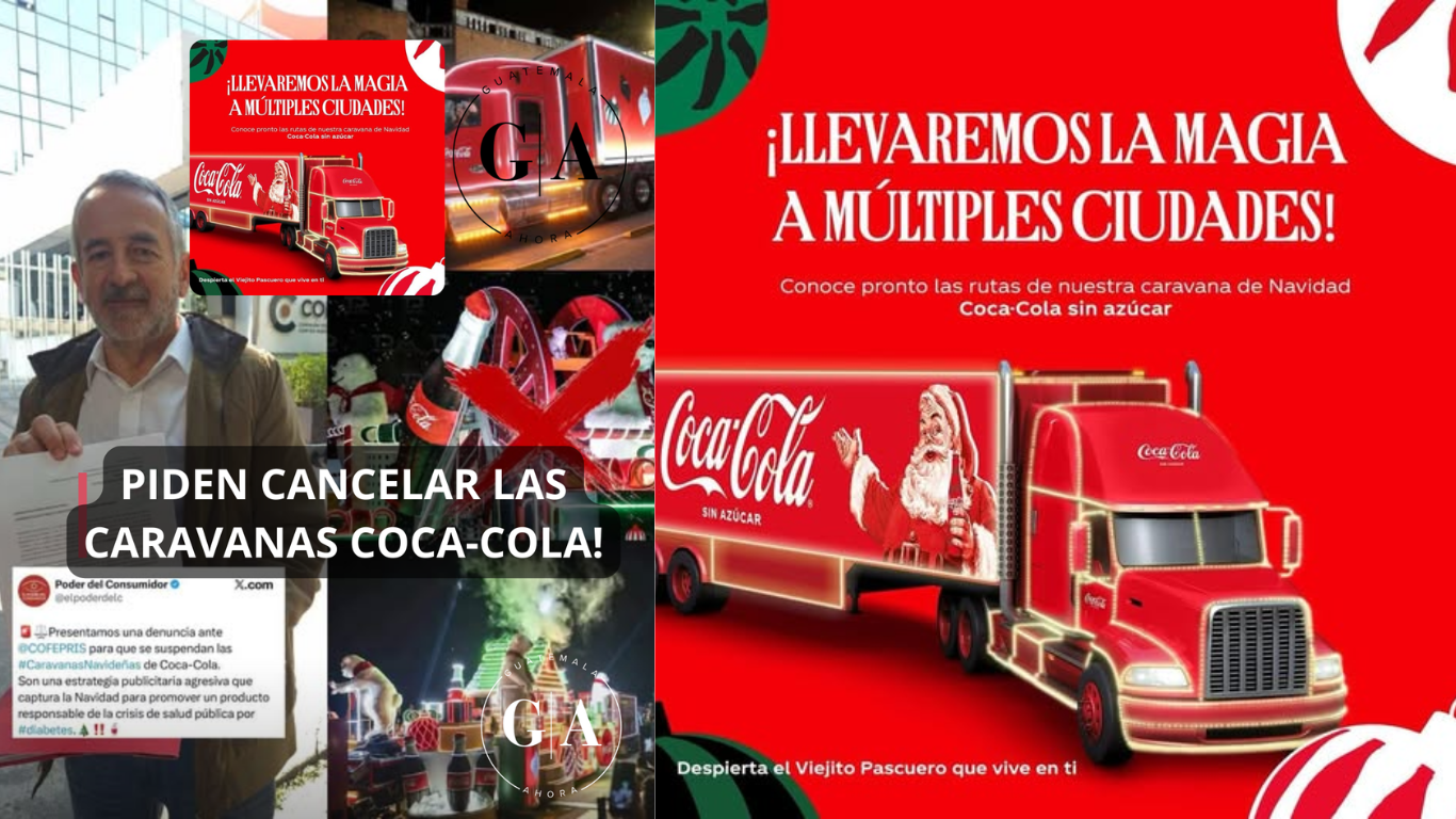 Grupos ciudadanos piden suspender las Caravanas Coca-Cola en medio de debate sobre salud pública