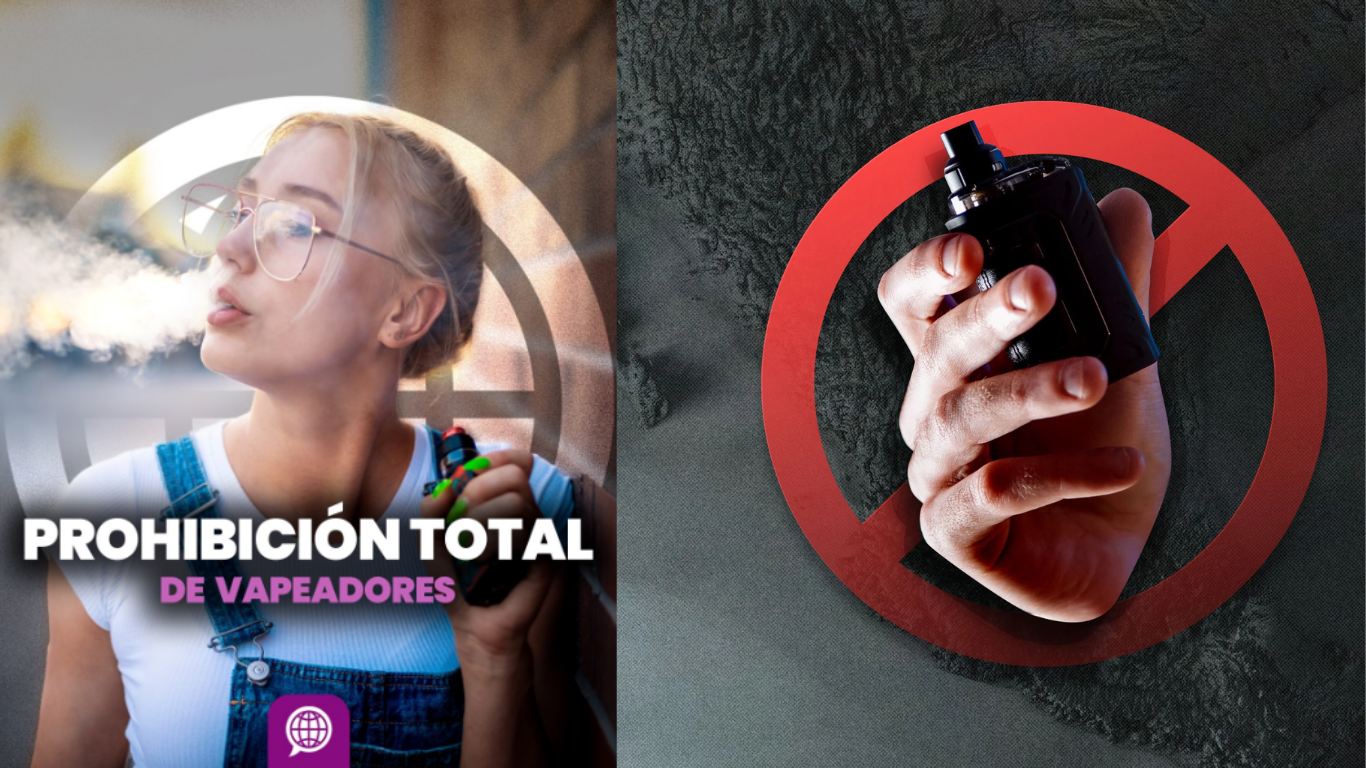 México aprueba prohibición total de vapeadores y cigarrillos electrónicos