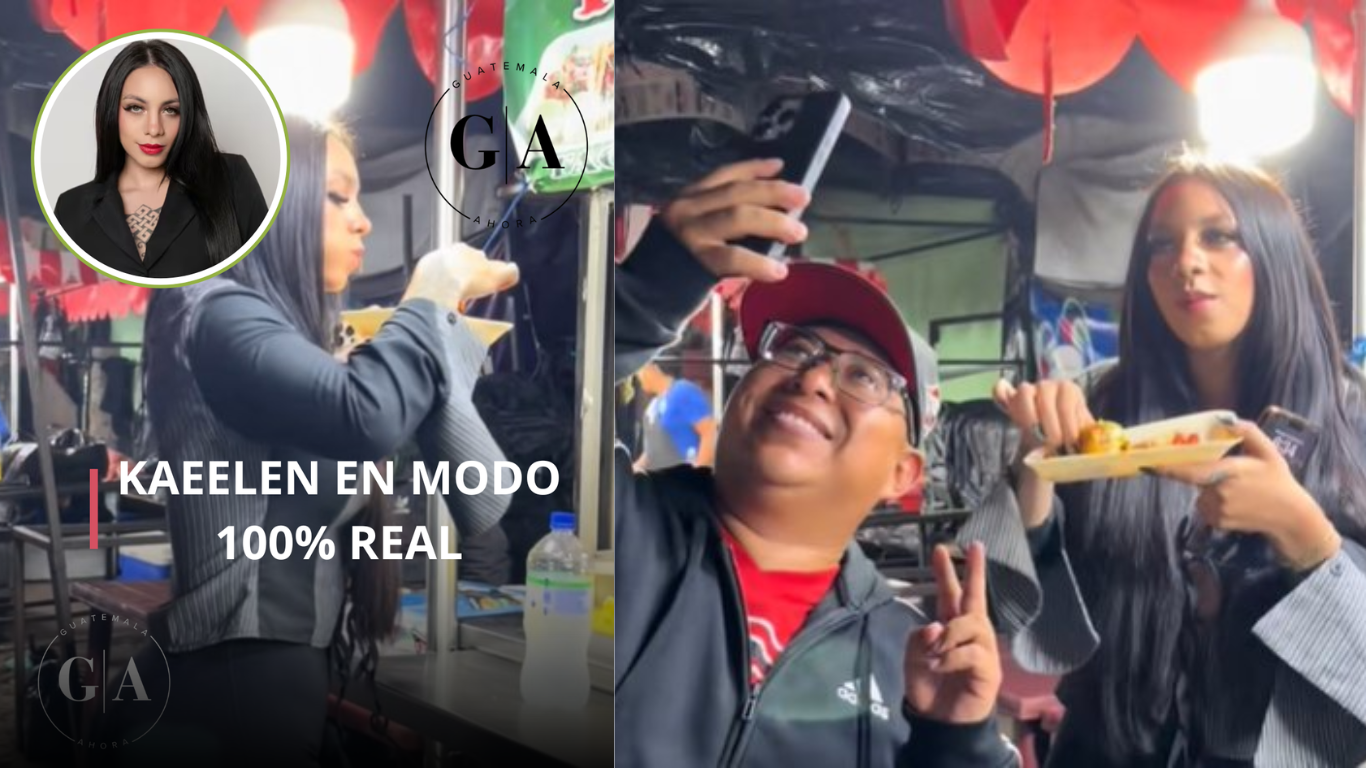 Kaeelen García rompe el molde y comparte tacos callejeros con sus seguidores