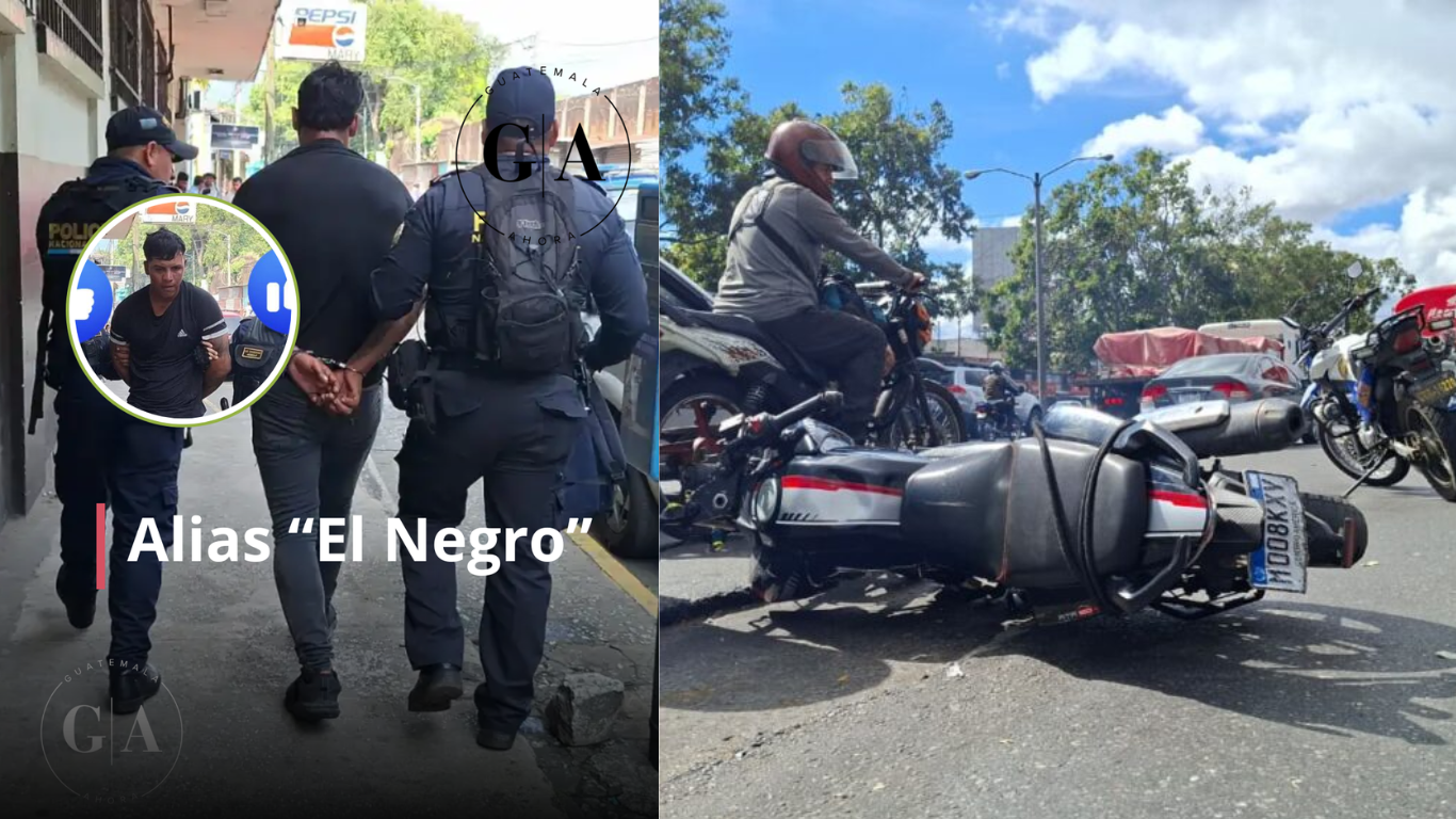 Capturan a alias “El Negro” tras persecución en la calzada Roosevelt