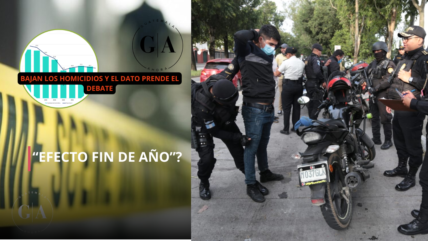 Homicidios bajan al cierre de 2025: qué muestran los datos y qué falta probar