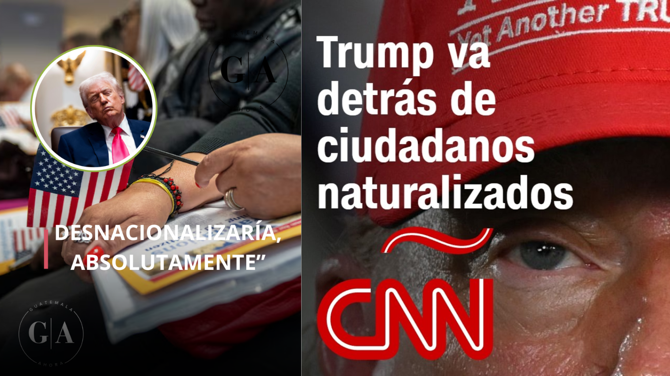 TRUMP VUELVE A PLANTEAR RETIRAR CIUDADANÍA A PERSONAS NATURALIZADAS