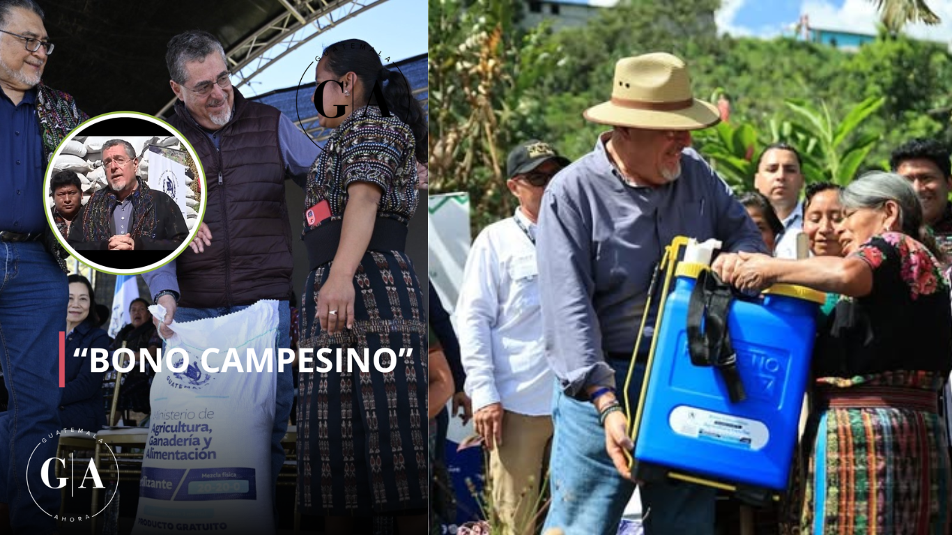ARÉVALO LLEGA A SOLOLÁ PARA ABRIR LA ENTREGA DEL BONO CAMPESINO
