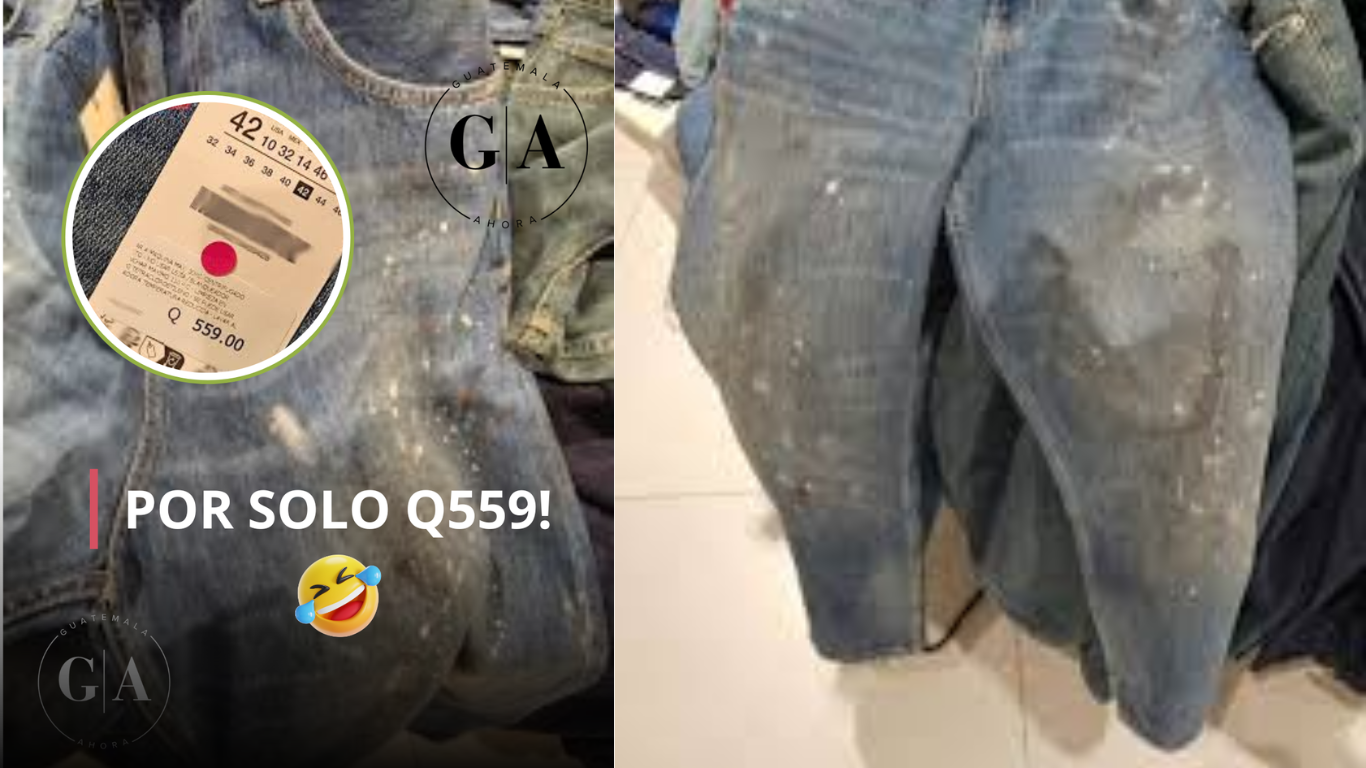 Pantalón “manchado” de Q559 desata debate sobre la moda navideña en Guatemala