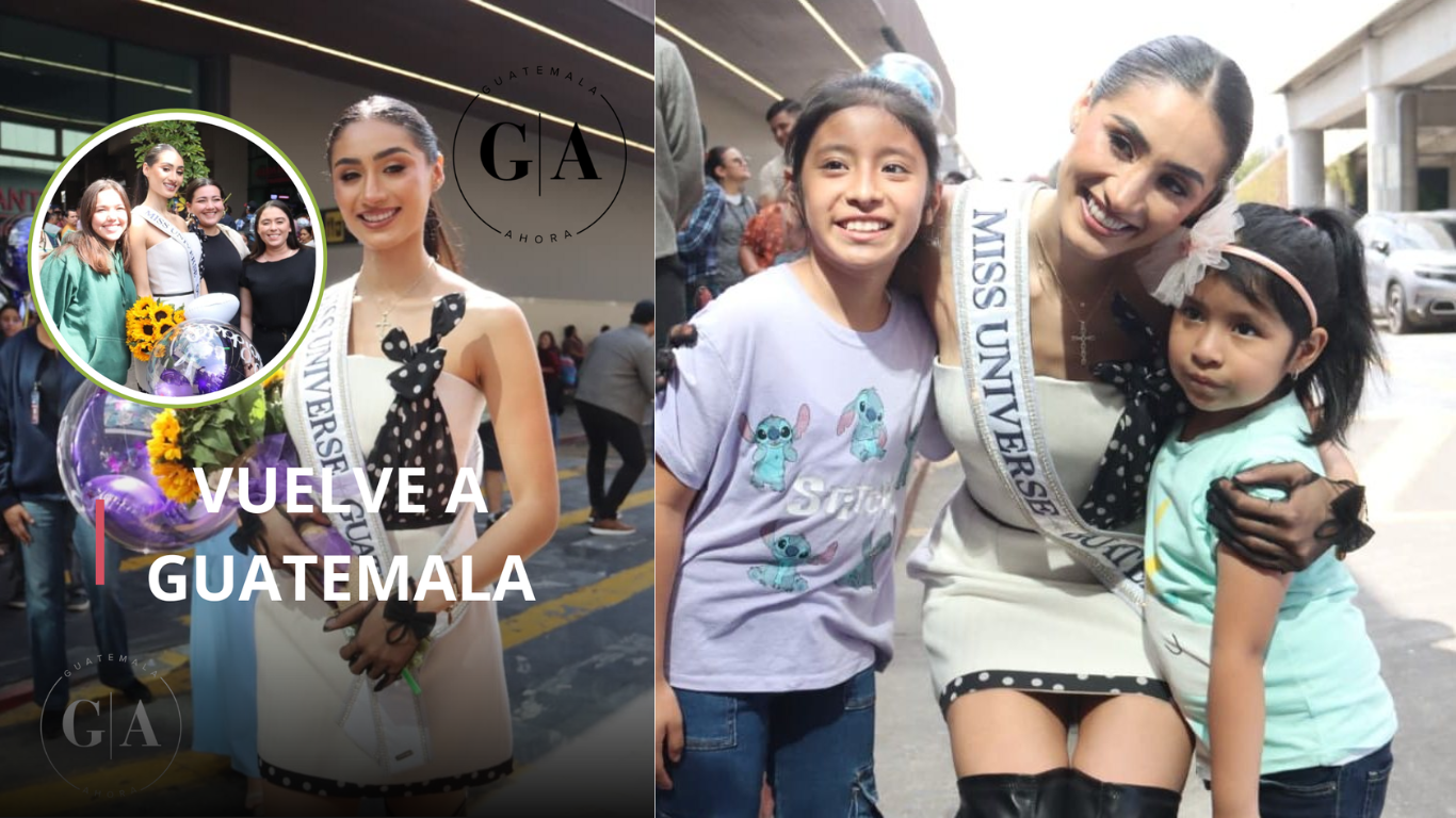 Raschel Paz regresa a Guatemala tras clasificar al Top 30 de Miss Universo 2025