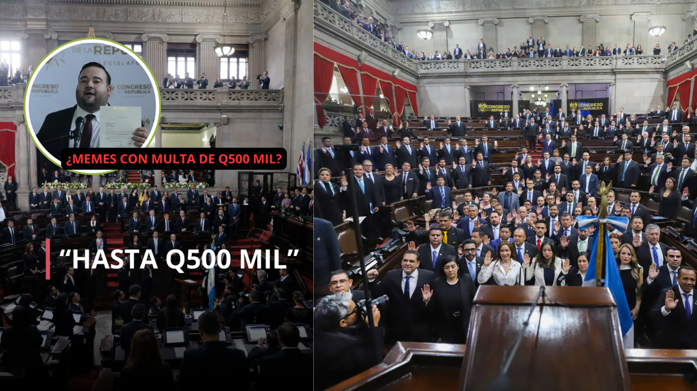 Iniciativa 6657: multas de hasta Q500 mil y cárcel por deepfakes