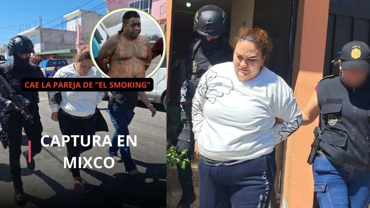Capturan en Mixco a conviviente de alias “El Smoking” por caso Fraijanes II