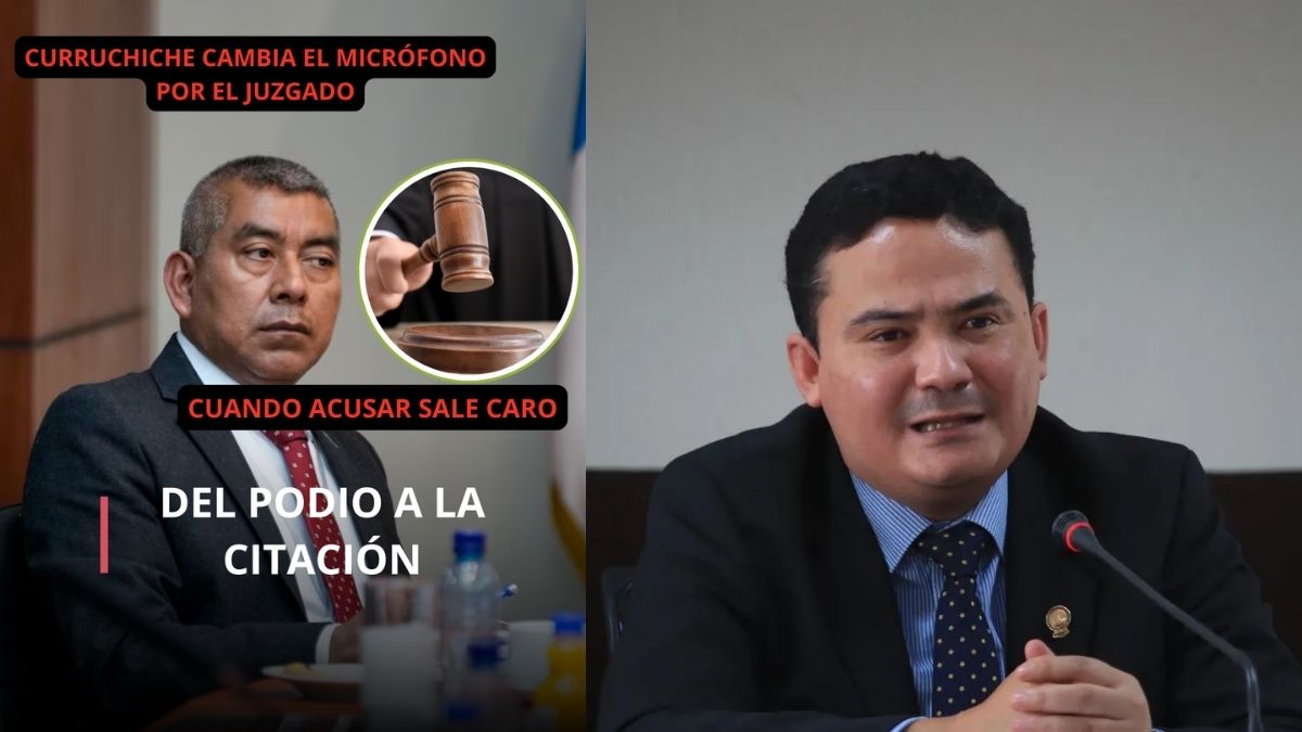 Curruchiche es citado por querella de Arévalo y el caso llega al Juzgado Séptimo