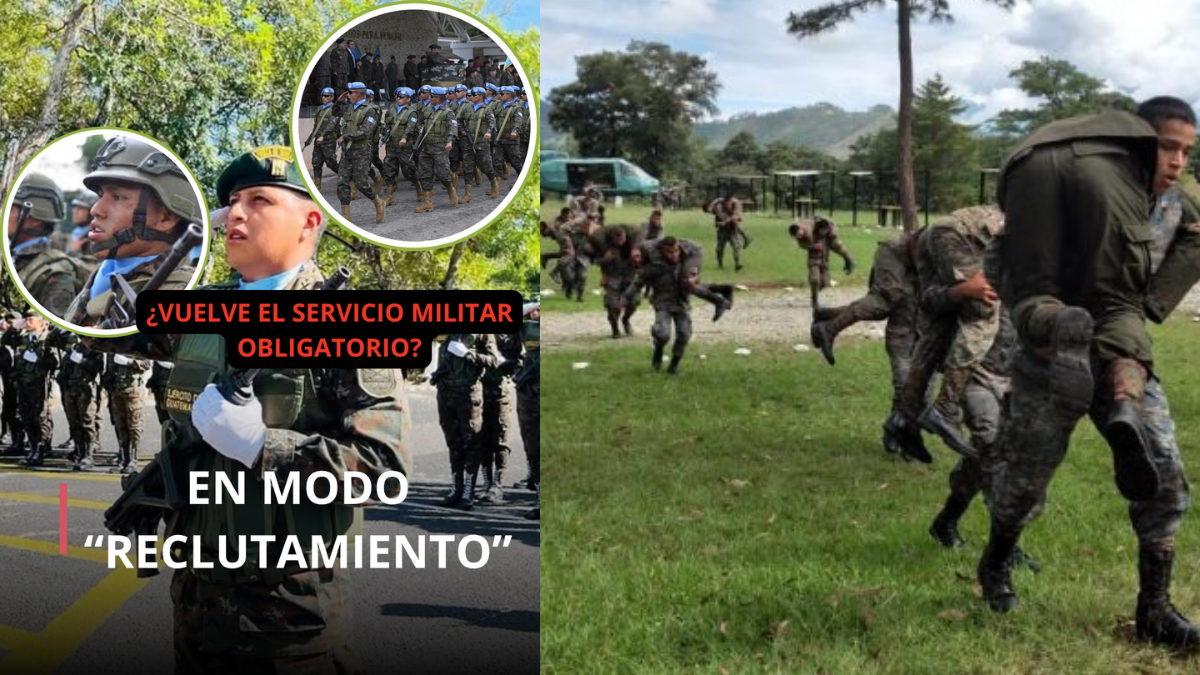 Servicio militar obligatorio: vuelve el debate en Guatemala tras la crisis carcelaria
