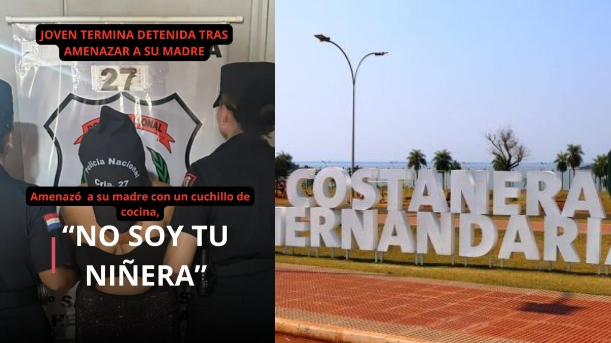 Joven detenida en Hernandarias tras amenaza con cuchillo a su madre