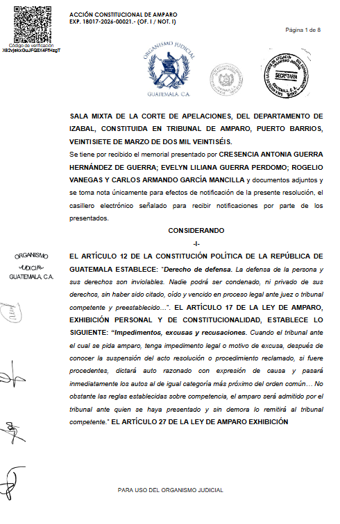 Acción Constitucional de Amparo