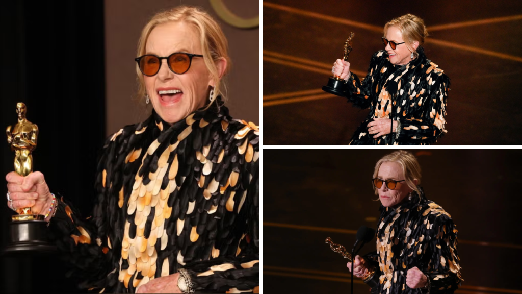 El premio Oscar a Mejor Actriz de Reparto fue para Amy Madigan en Weapons