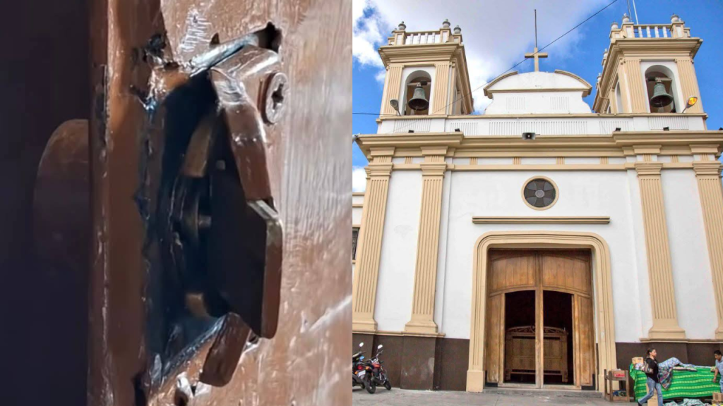 El robo en la parroquia Nuestra Señora de Candelaria ocurrió en la madrugada mientras la comunidad se preparaba para actividades religiosas
