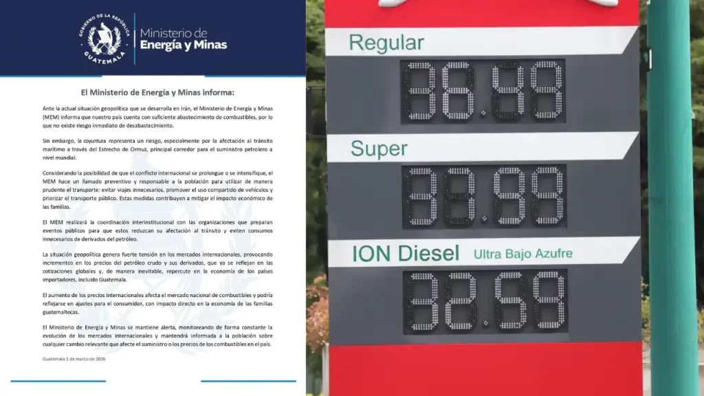 Impacto en Guatemala, el país importa combustibles refinados