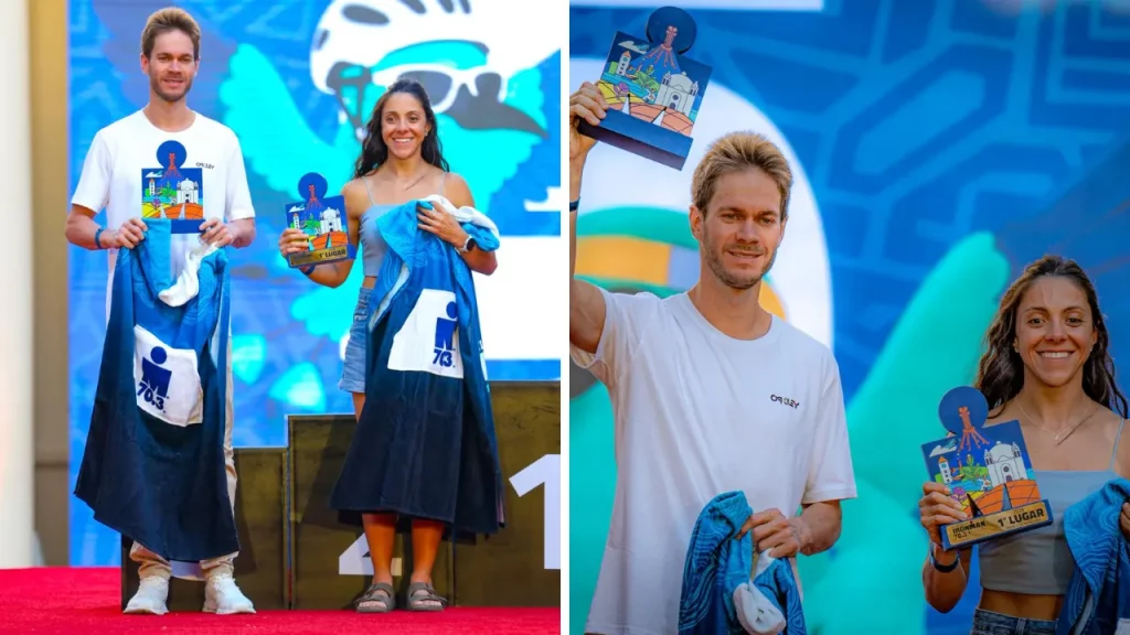 Los guatemaltecos Raúl Tejada y Ana García Rodas  fueron los protagonistas del Triatlón IRONMAN 70.3 San Salvador 
