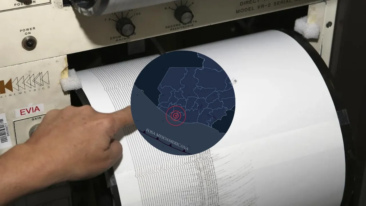Temblor de magnitud 5.3 sorprende a Guatemala la noche del domingo 8 de marzo