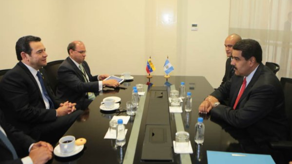 Antecedentes de relaciones entre Guatemala y Venezuela