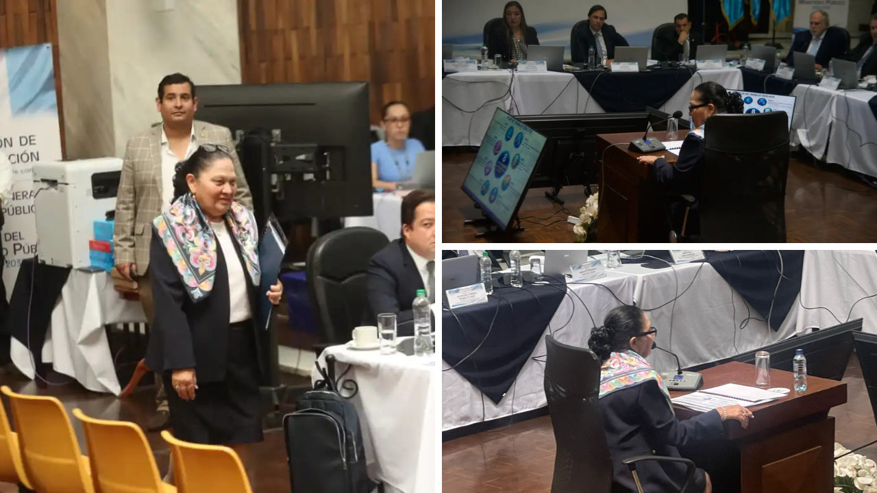 Consuelo Porras presenta su plan de trabajo ante comisión postuladora en busca de reelección