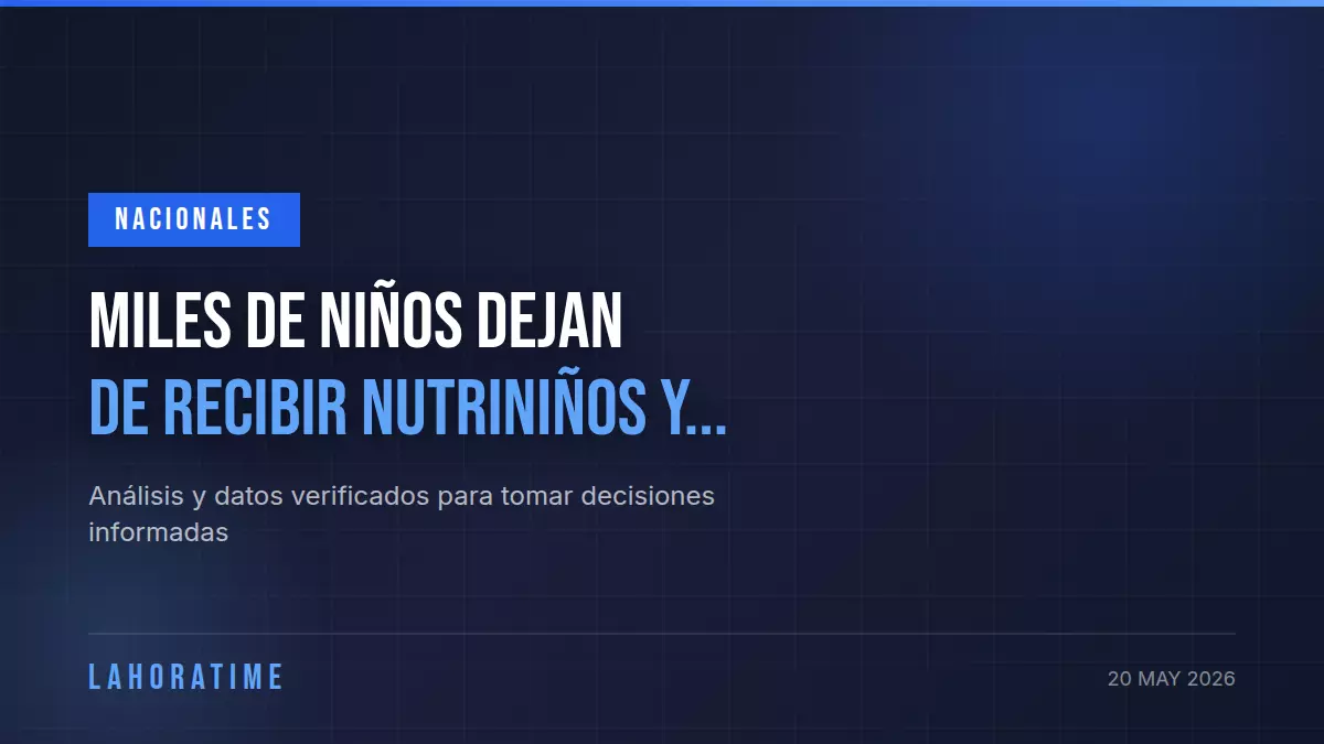 Imagen destacada del artículo sobre Nutriniños