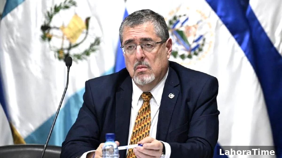 Presidente Bernardo Arévalo durante la conferencia de prensa