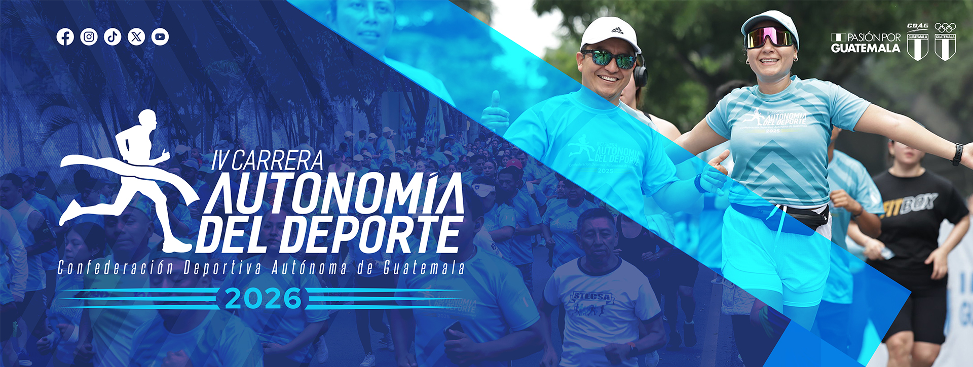 Arte oficial de CDAG para la IV Carrera Autonomia del Deporte 2026