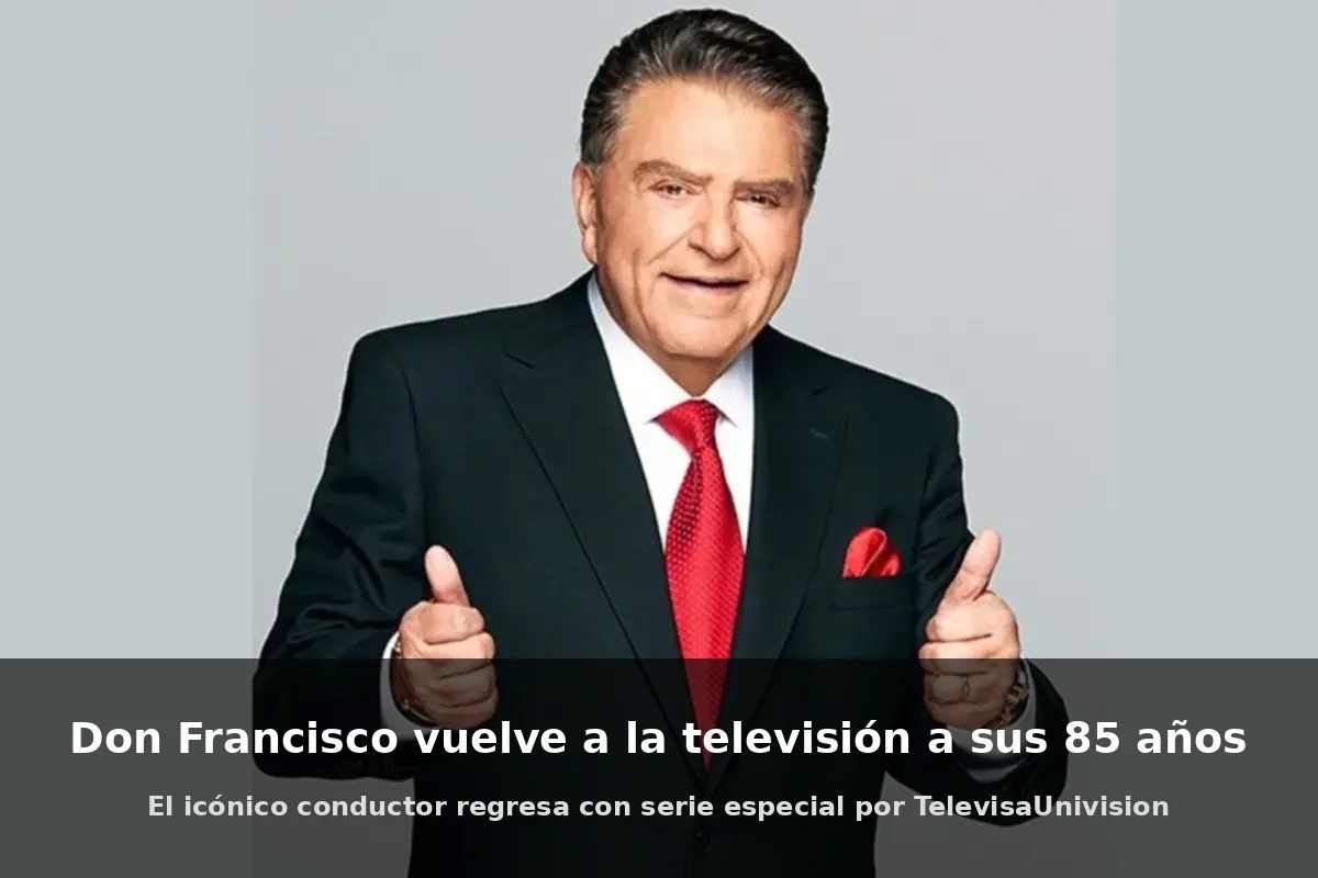 Don Francisco durante su regreso a la televisión hispana