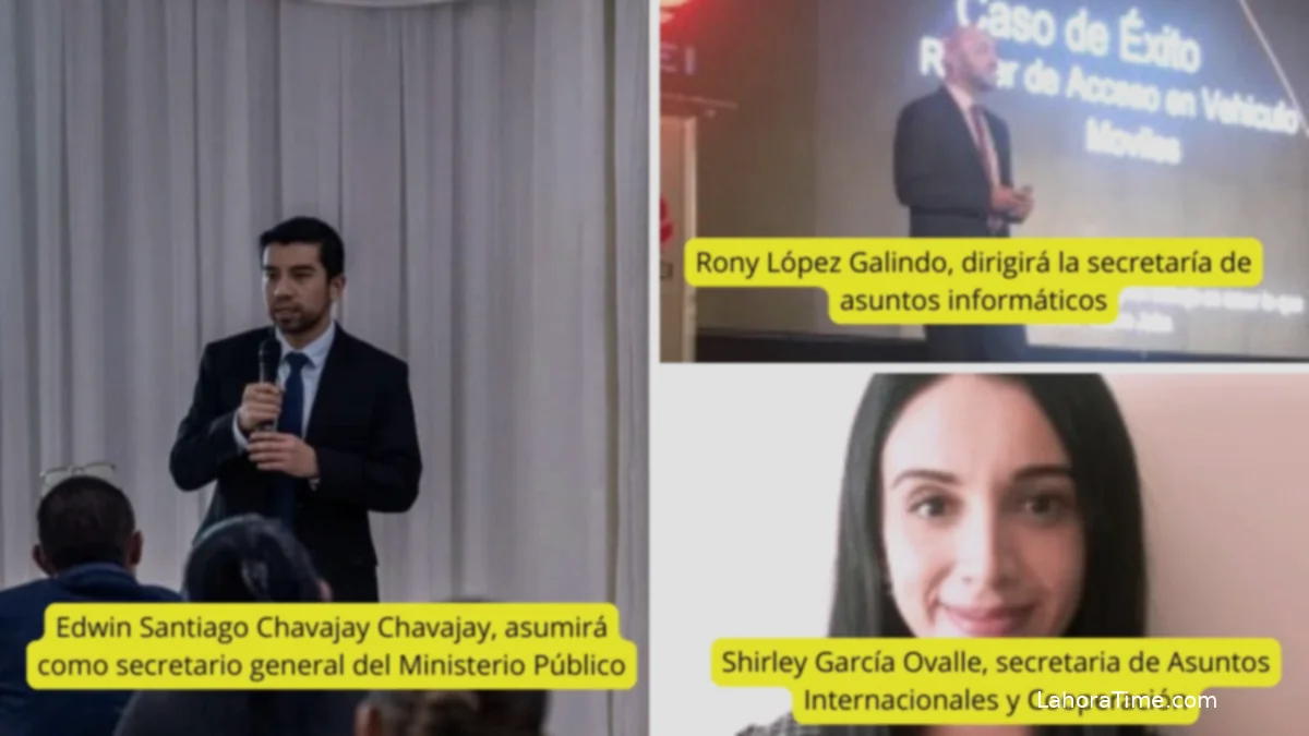 Edwin Chavajay, Shirley García Ovalle y Rony López Galindo nombrados en el MP