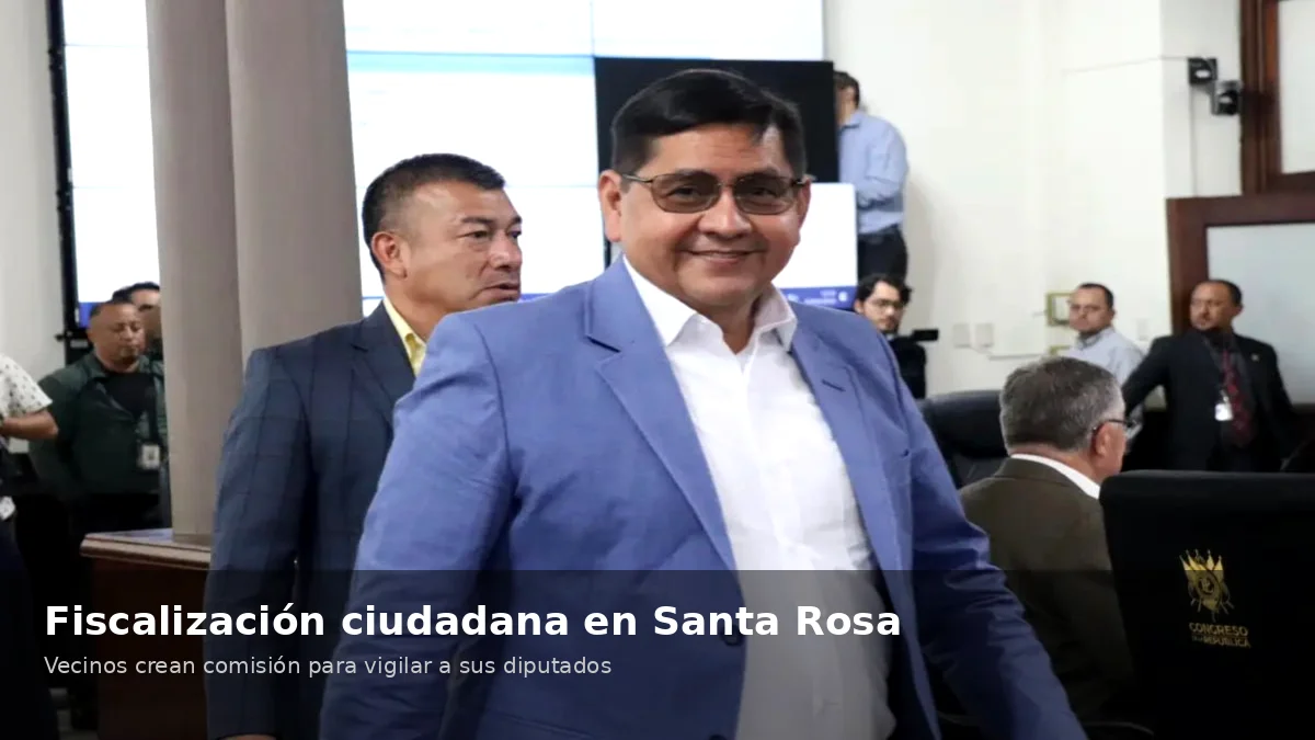 Fiscalización ciudadana en Santa Rosa