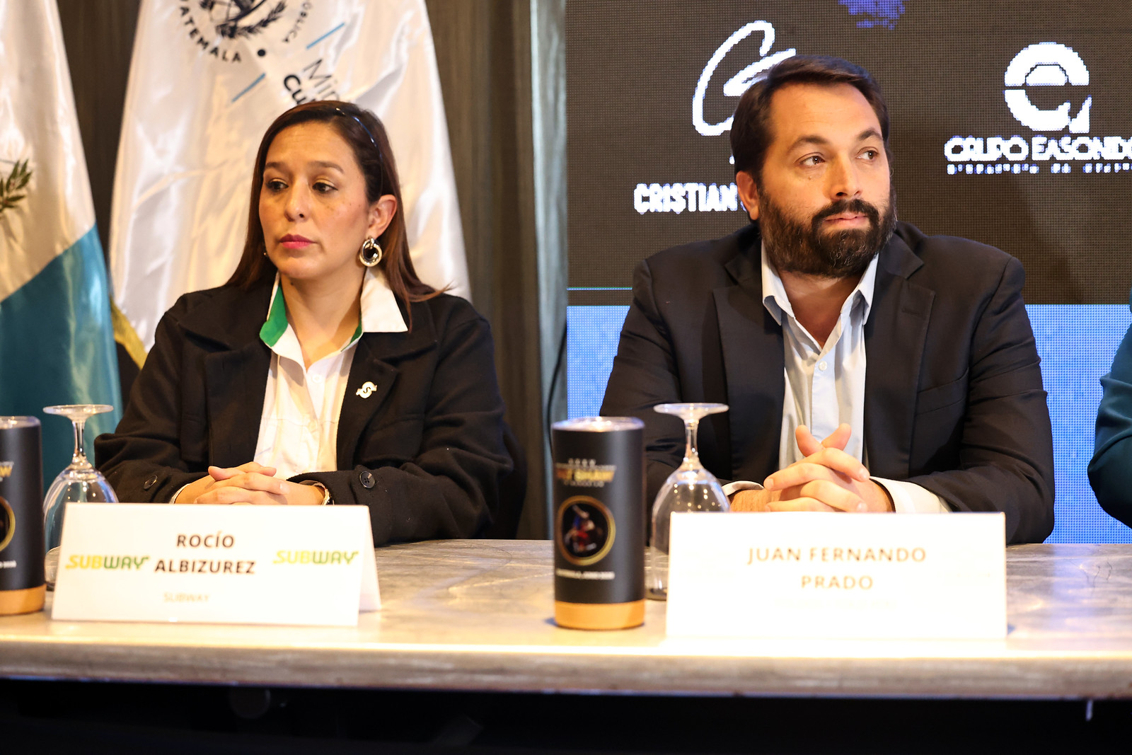 Autoridades deportivas durante la presentacion del torneo Pat Shaw 2026