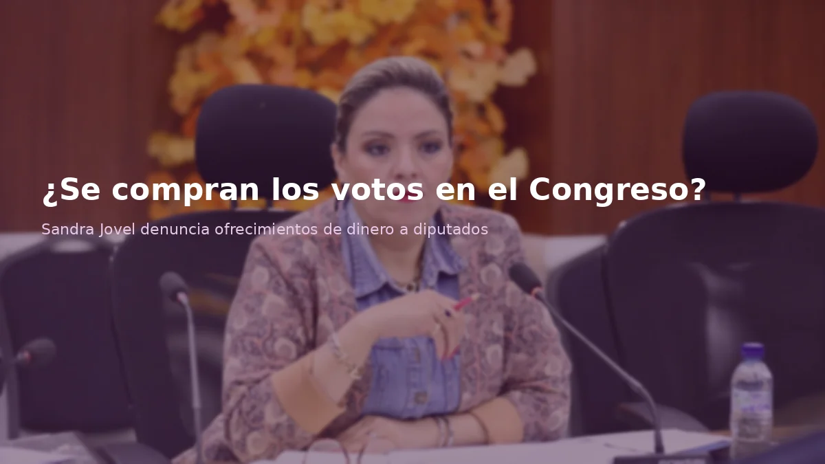 ¿Se compran los votos en el Congreso?