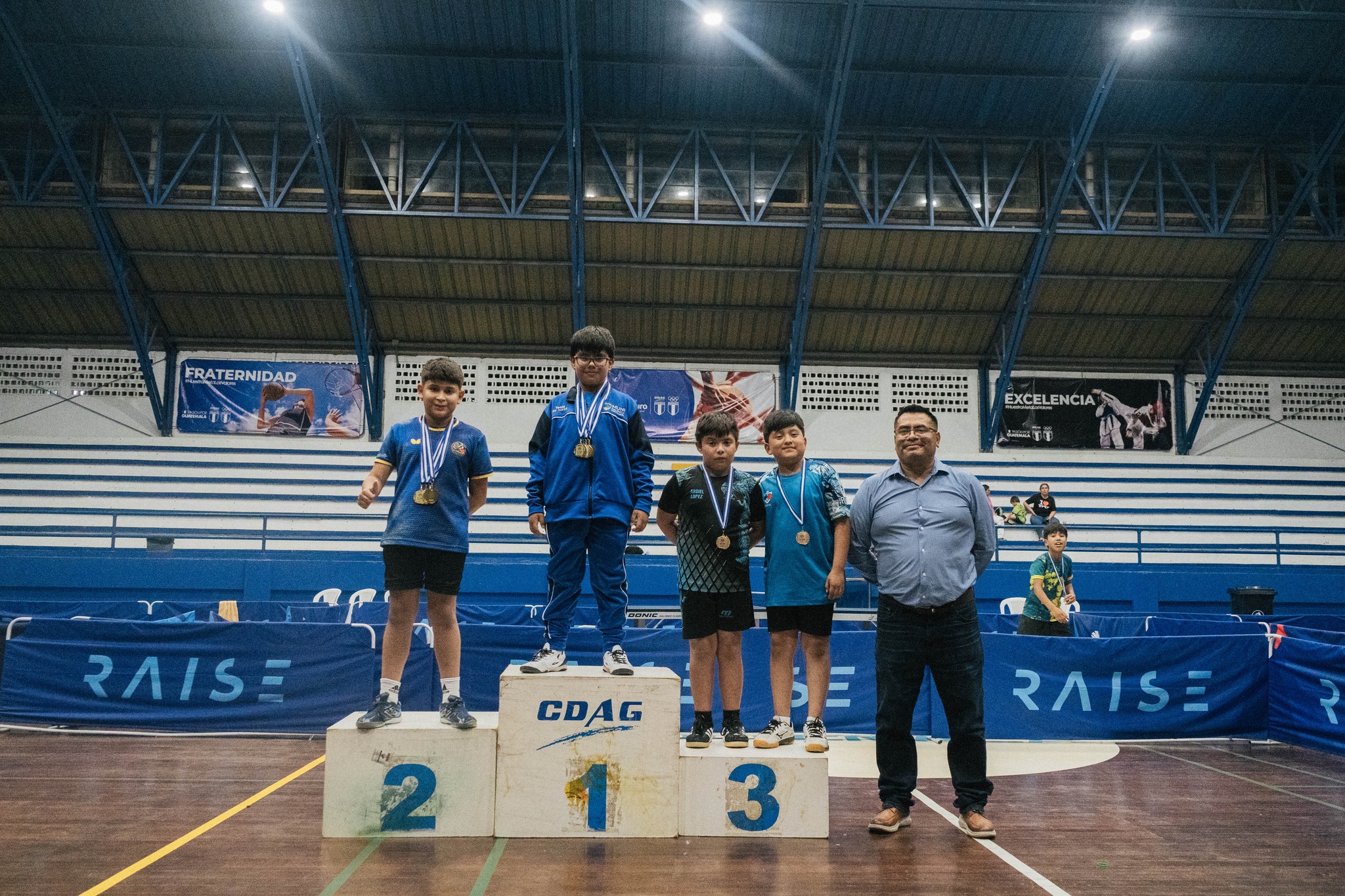 El Progreso domina el arranque de los Juegos Nacionales 2026 en tenis de mesa U11