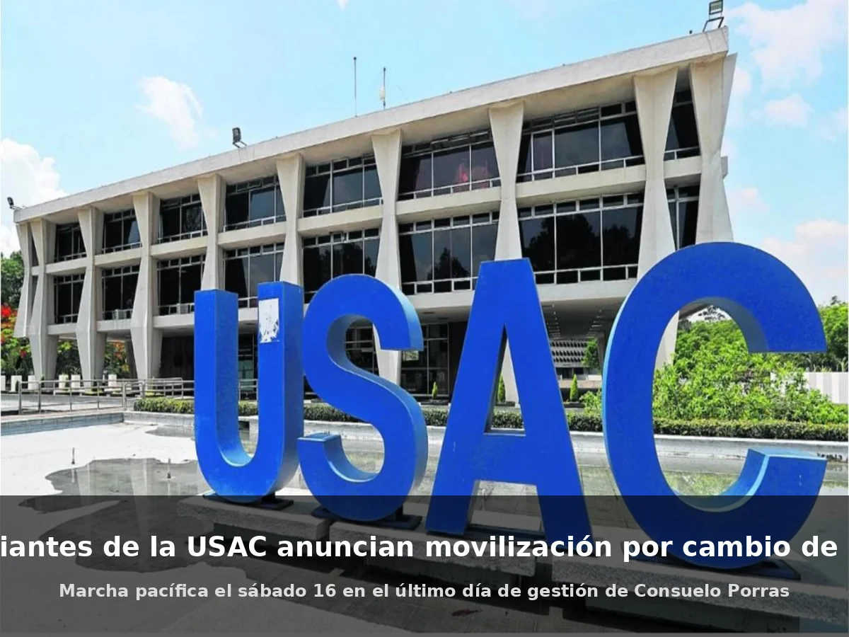 Universidad de San Carlos de Guatemala, escenario de la convocatoria estudiantil