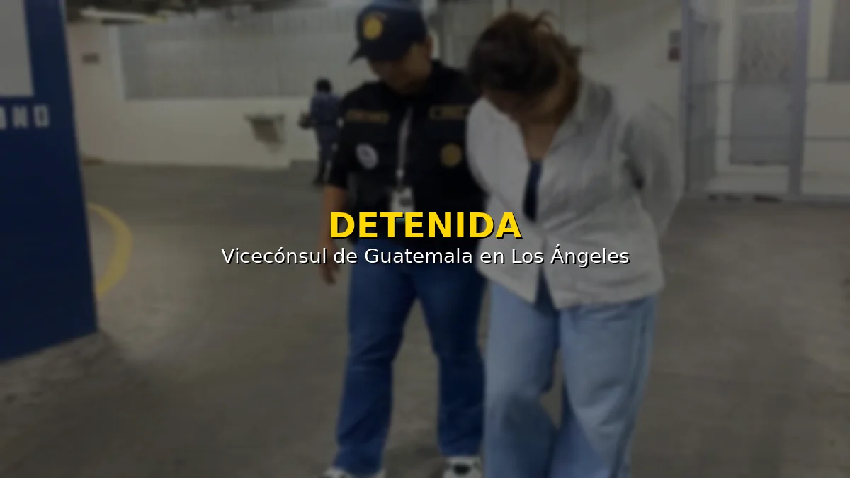 Vicecónsul de Guatemala en Los Ángeles detenida al arribar al país